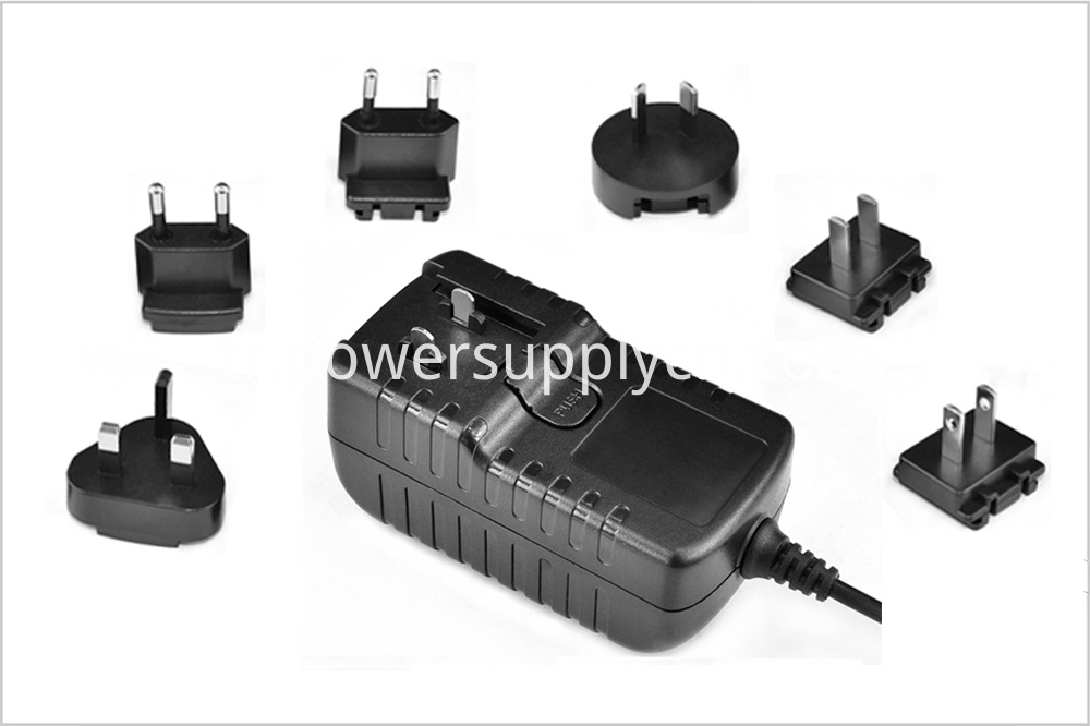 Değiştirilebilir fiş güç adaptörü 36W Interchangeable plug power adapter 36W